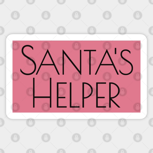 Santa's Helper Sticker by Blended Designs